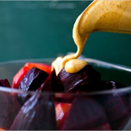 ORANGE AIOLI w/GRAINS & ROASTED BEETS